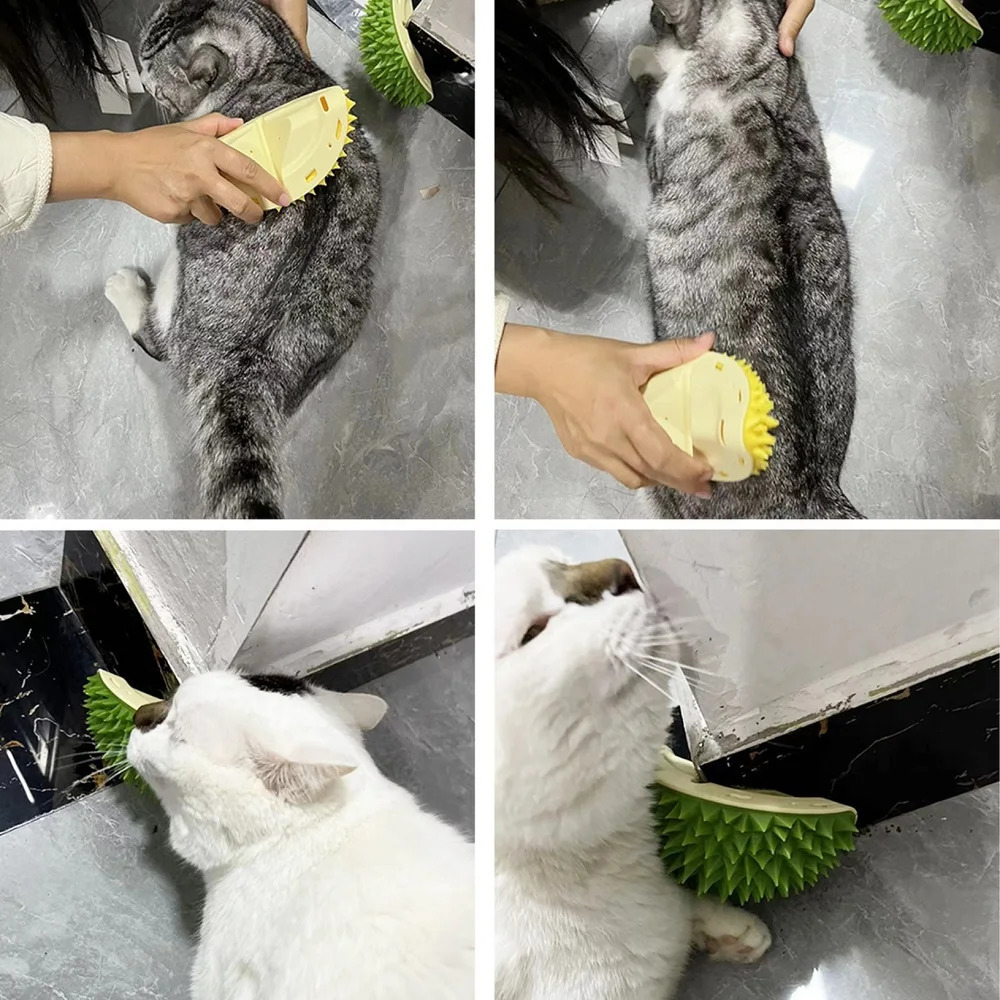 Cat Scratcher Massager Used for Scratching Pet Brush Hair Removal Comb Beauty Table Dog Kitten Care Royal Accessories y250312