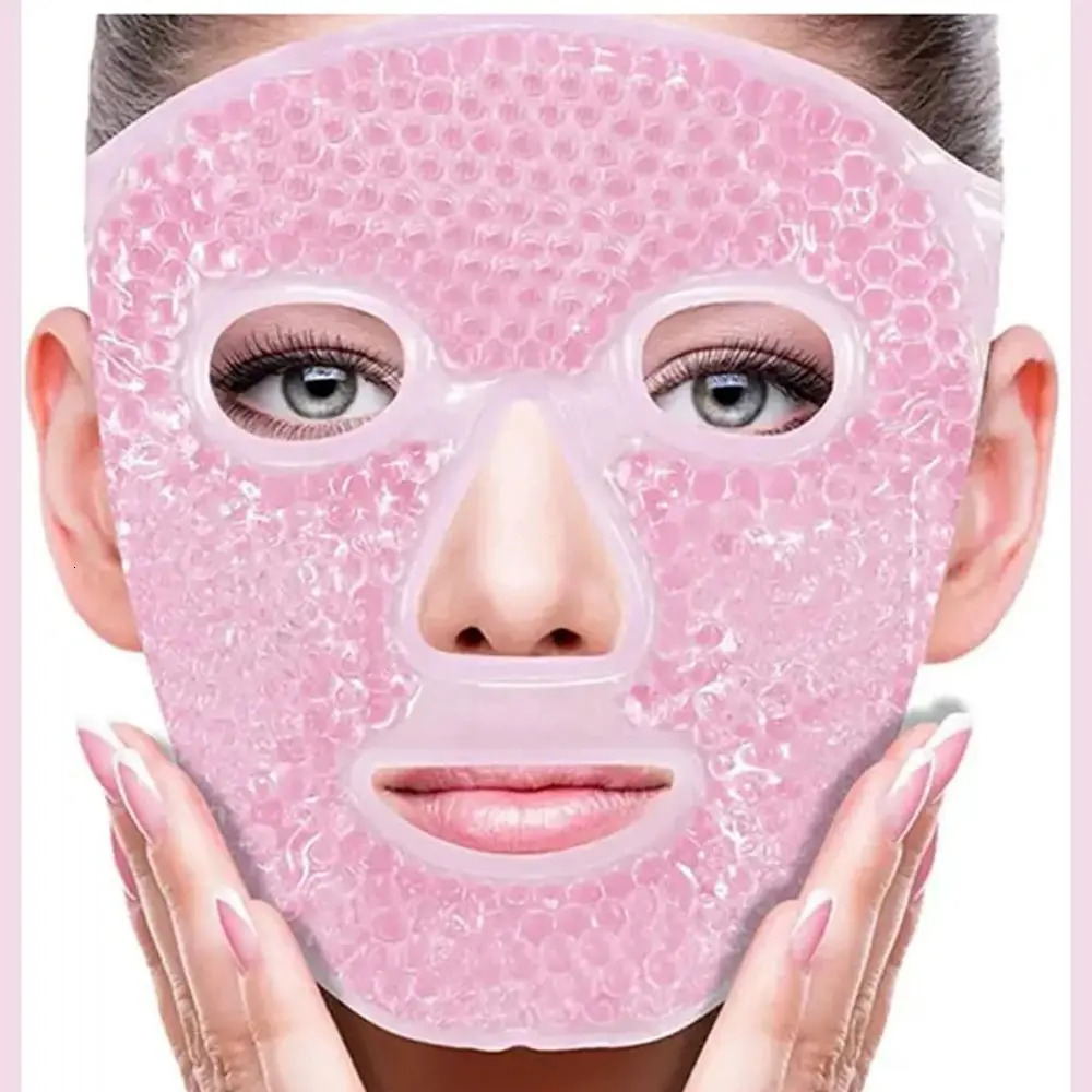 1pc Full Face Massage Ice Compress Can Be Used Repeatedly 250314