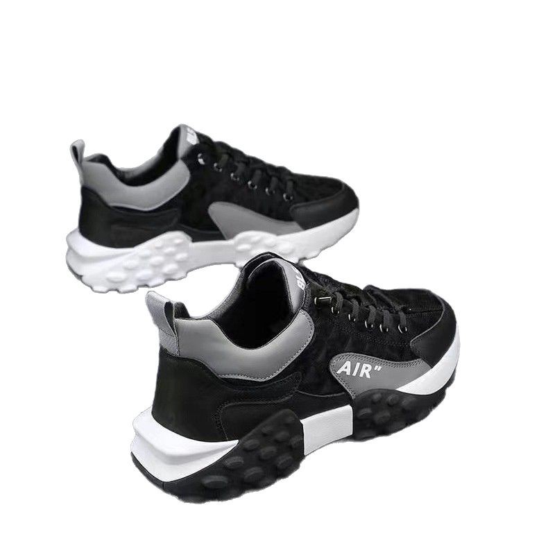 Sports leisure four seasons outdoor men's shoes Sports men's shoes thick soled men's breathable sports shoes