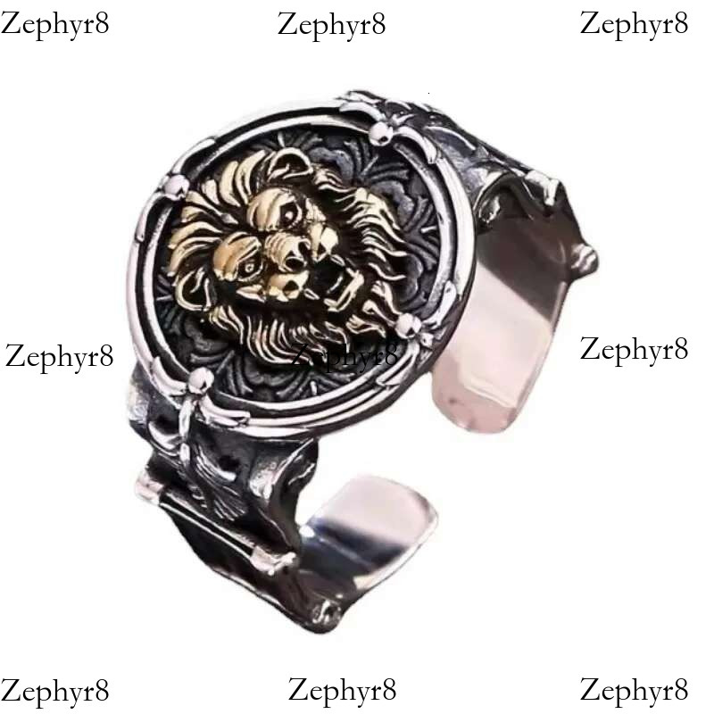 2025 New model Retro Ghost King Skull Head Ring, Men's and Women's Trendy Open Fashion Ring Punk Jewelry Men Gothic Rings for Women