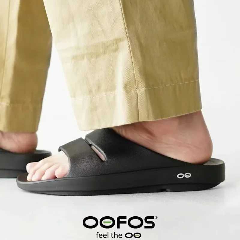 OOFOS slider mens bra flip beach sandals bathroom N-Slip slider indoor shoe slider Y250315