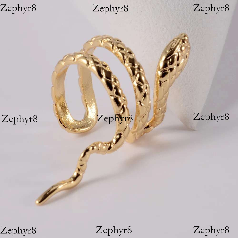 2025 New model 1pcs Snake Earring Clips Without Punk Non Pierced Clip Earrings Cuffs for Women Men Black Fake Ear Piercing Jewelry