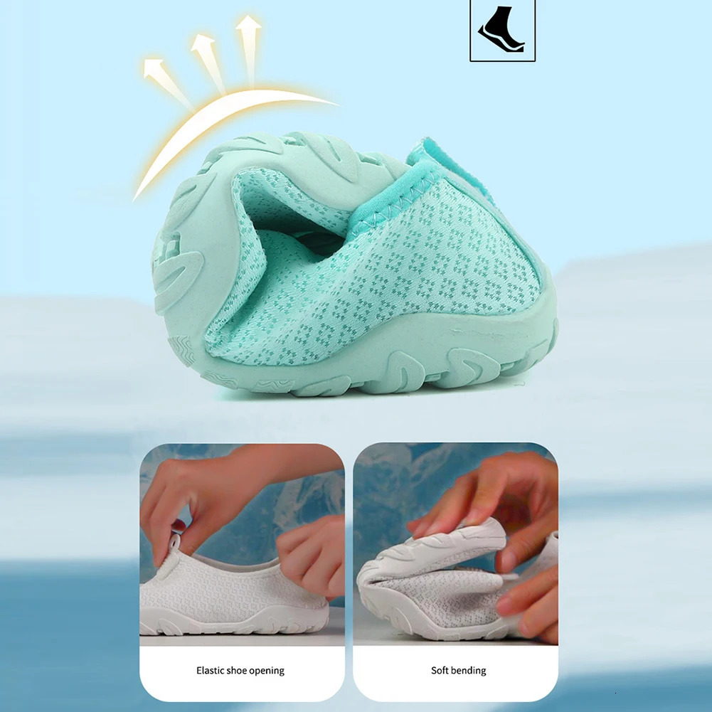 Water Shoes Men Women Beach Aqua Quick Dry Children Barefoot Upstream Hiking ParentChild Wading Sneakers Swimming 250304