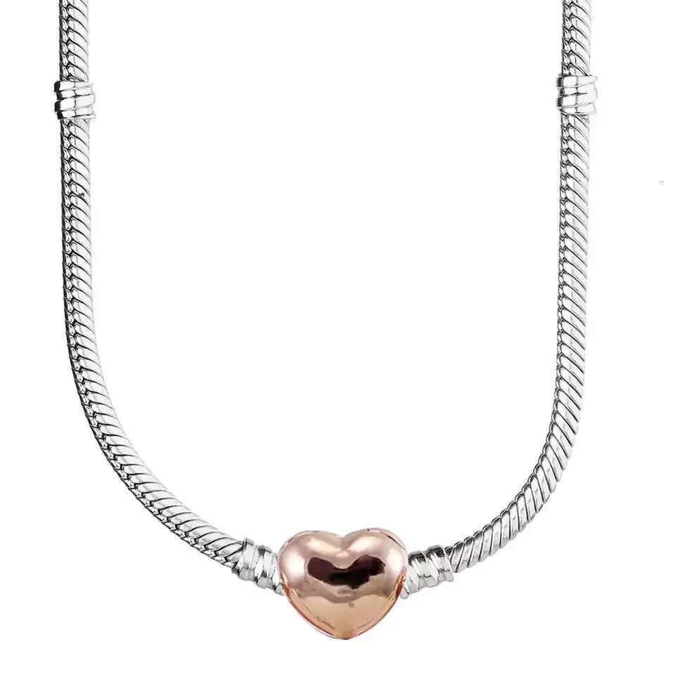 2025Classic 925 Sterling Silver Round Flower Square Multi-Size Snake Bone Necklace Collection Ladies Fine Jewelry Party Gift