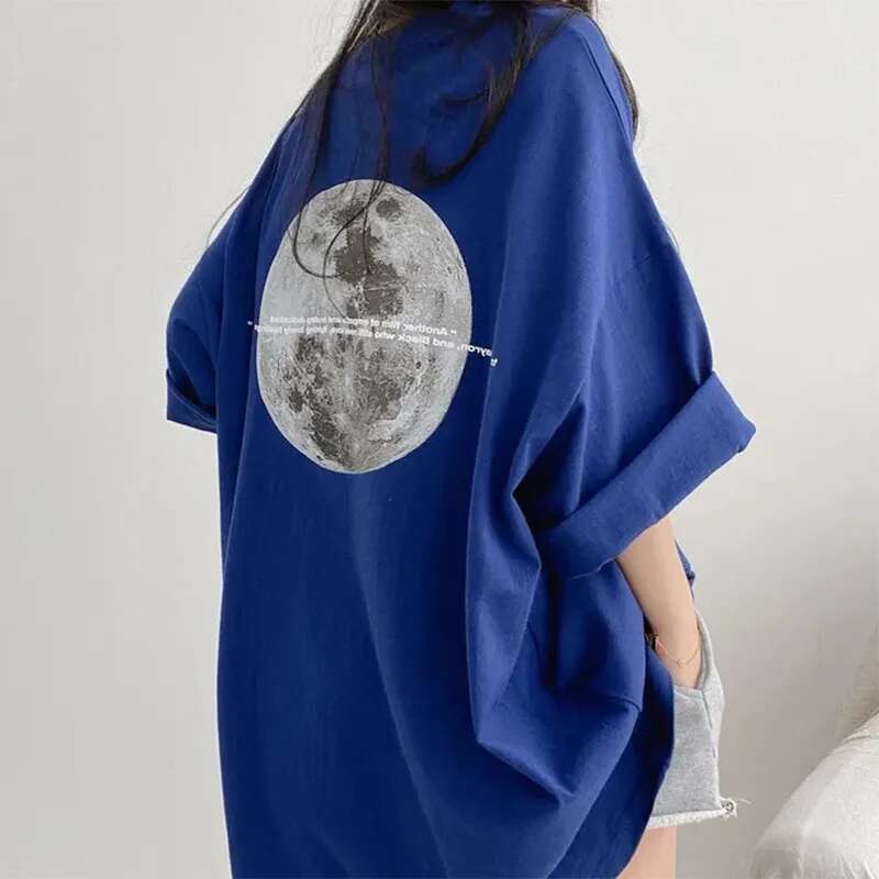 2025 New Women's Short sleeved T-shirt Designer Fashion Street Wear Women's O-neck Pullover Korean Women's Casual Loose T-shirt4