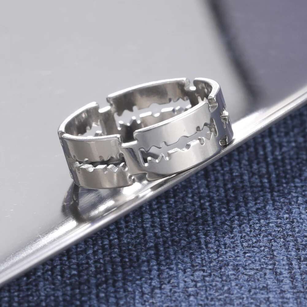 2025 model Cazador Blade Women Men's Ring Stainless Steel Finger Rings Jewelry Party Birthday Anniversary Gift Wholesale New Trend 2025