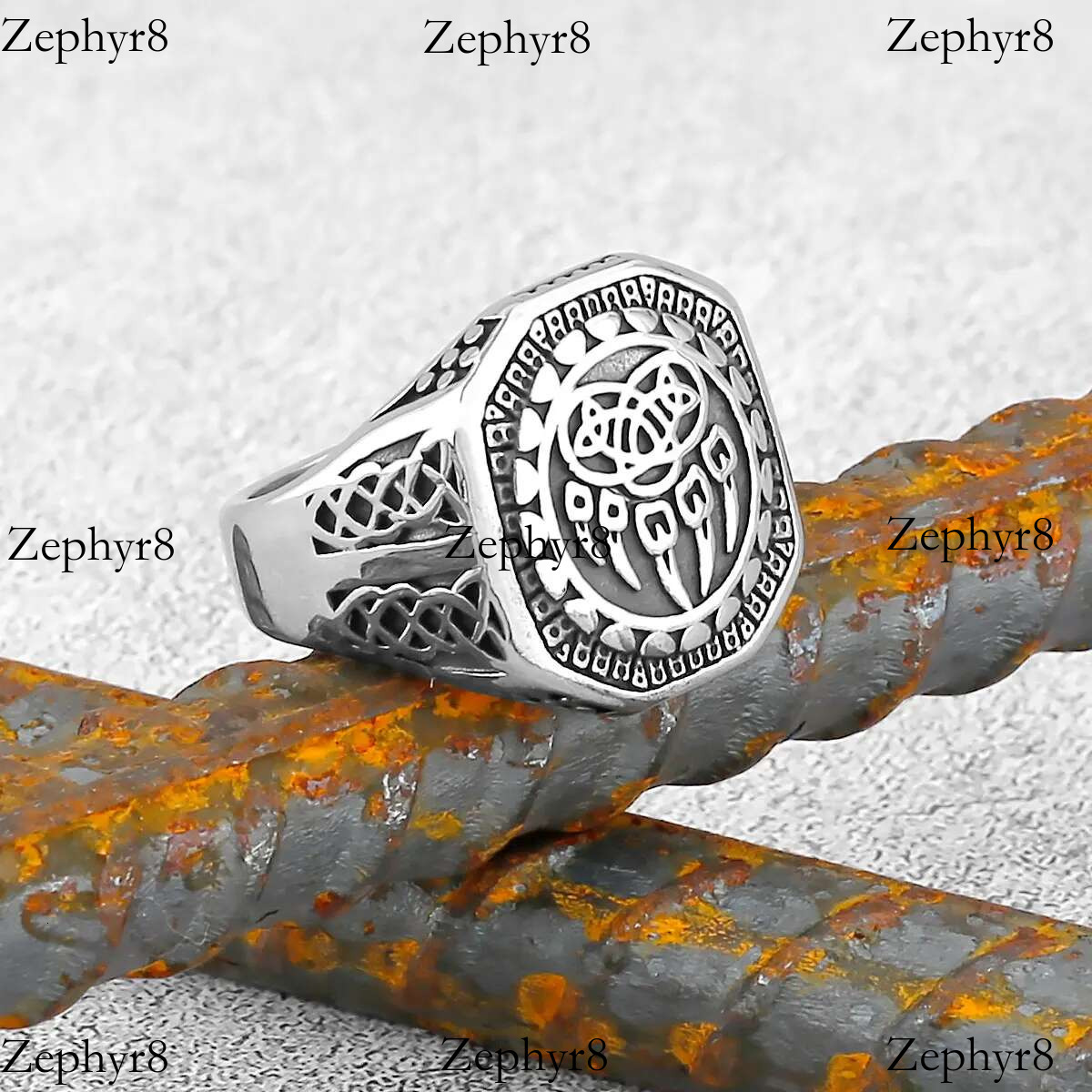 2025 New model Vintage Animal Wolf Head Amulet Viking Men Stainless Steel Teen Nordic Fashion Multi Style Ring Charm Jewelry Gift Unisex