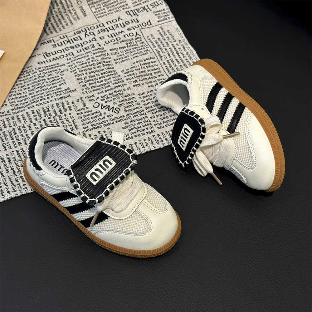 Athletic Outdoor Girls board shoes Spring and Autumn new style childrens flip tongue moral training shoes Boys casual sports shoes Childrens shoes 36 