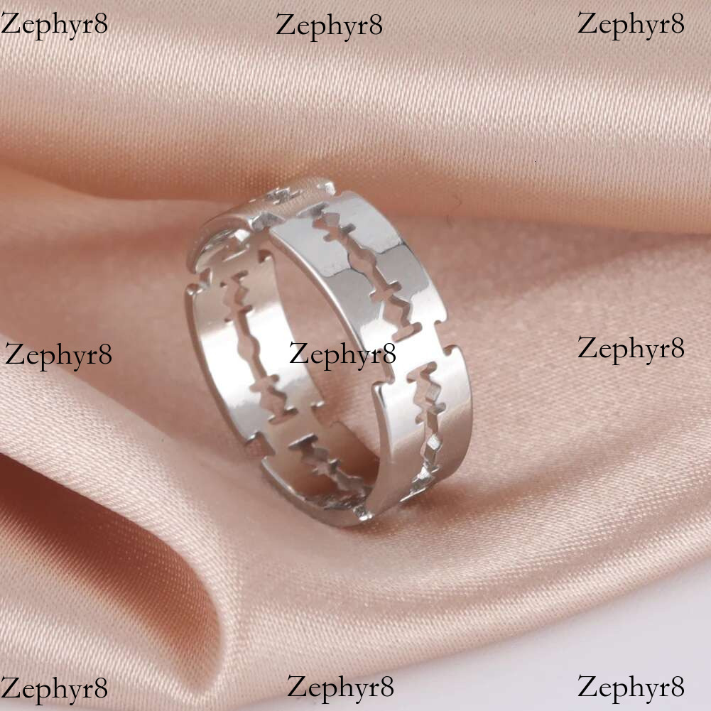 2025 model Cazador Blade Women Men's Ring Stainless Steel Finger Rings Jewelry Party Birthday Anniversary Gift Wholesale New Trend 2025