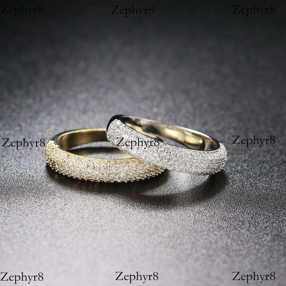 2025 New model Simple Cuban k Chain Dainty for Women Teens Gold Color Aesthetic Iced Out Zircon Stacking Matching Design Rings Jewelry