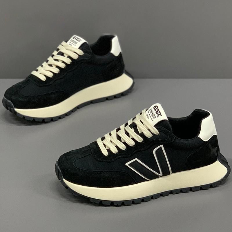 Free shipping 2025 summer New arrival women men fashion sneakers black sport shoes running shoes breathable athleisure runners trainers men size 39-44
