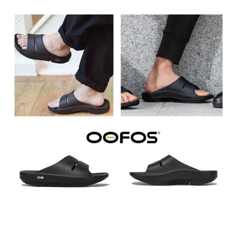 OOFOS slider mens bra flip beach sandals bathroom N-Slip slider indoor shoe slider Y250315