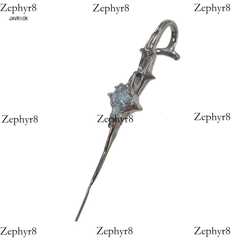 2025 New model Retro Geometric Four-Pointed Star Niche Advanced Anti-sensiti Front and Back Earrings Puncture Ear Needle