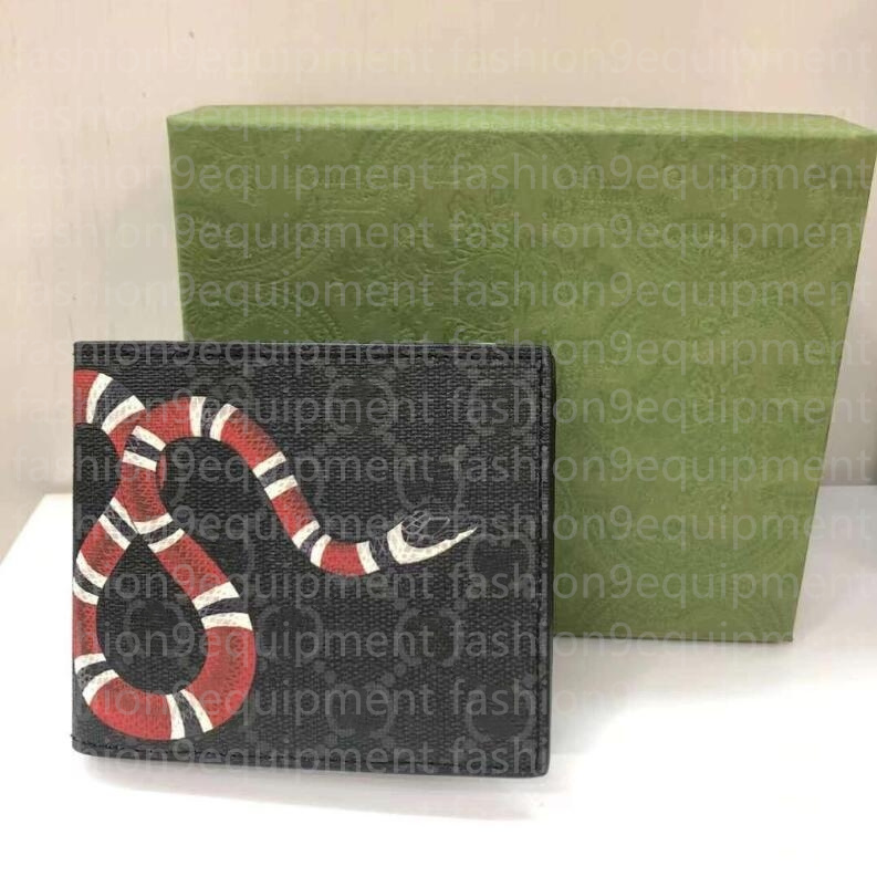 Top Luxury Leather Opening Purse Wallets Fashion Mens Designer Wallets Retro Handbag For Men Classic tiger Card Holders Coin Famous Clutch Wallet and box G2