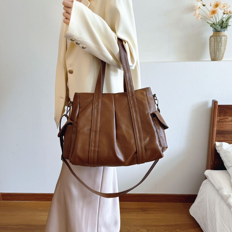 Women's Bags Large Volume Soft Leather Casual Tote Handbag Crossbody Bag For Women
