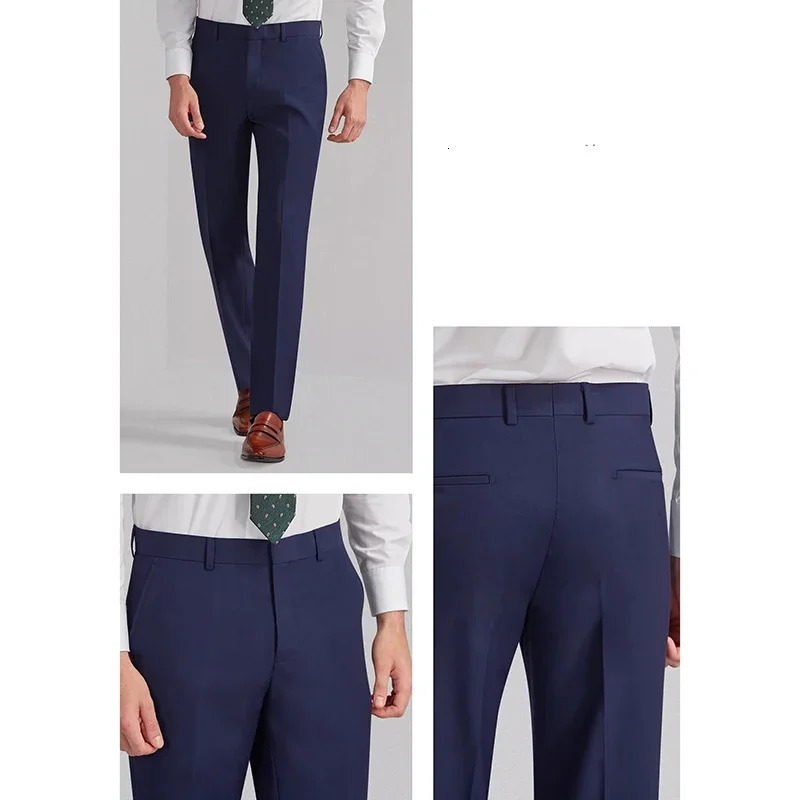 Mens Basic Edition Work Clothes Set Mens Dress Selling Ankle Length Cutting Trouser Fashion Street Clothing Jacket Pants 250314