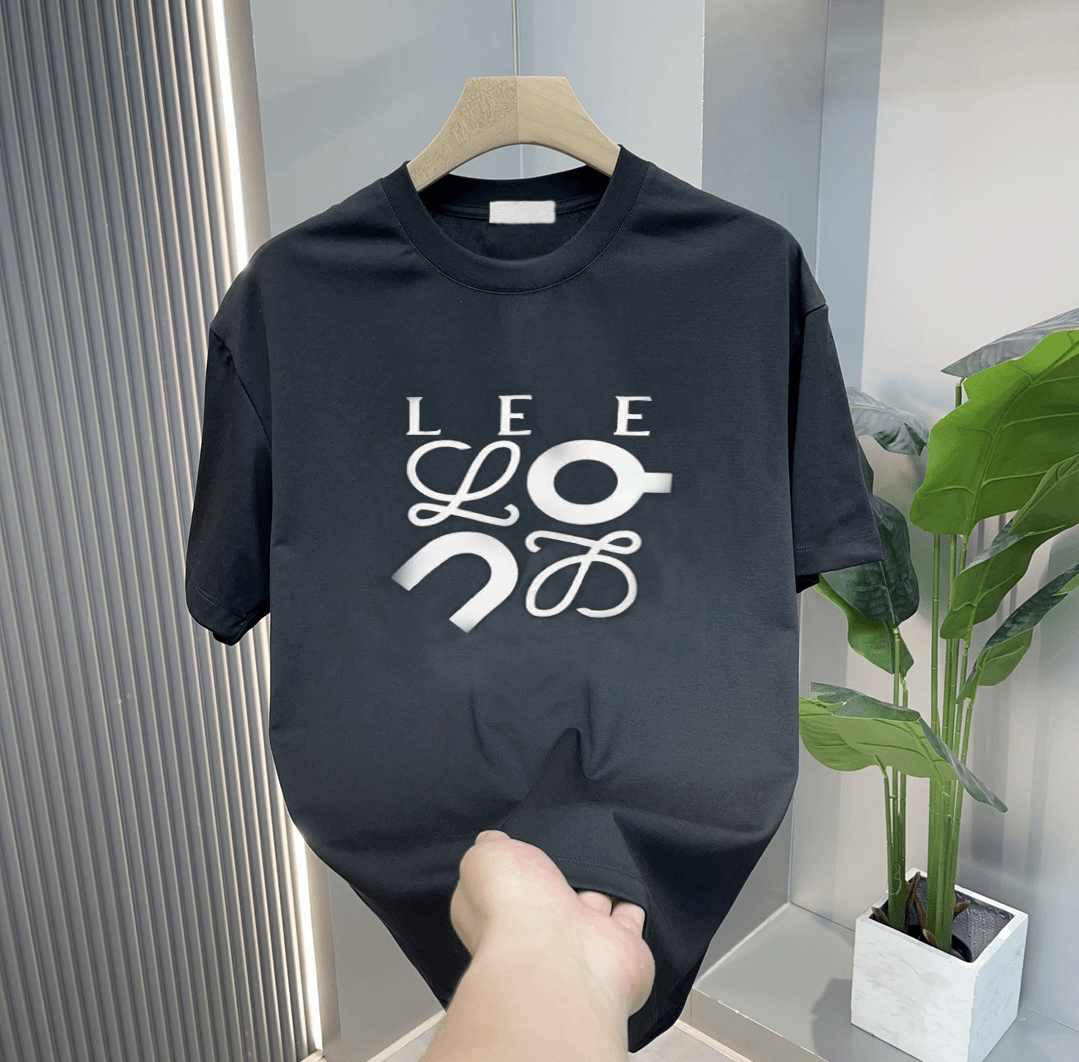 Summer brand clothing men's and women's new T-shirt Simple men's round neck casual short sleeve fashion trend letter casual T-shirt