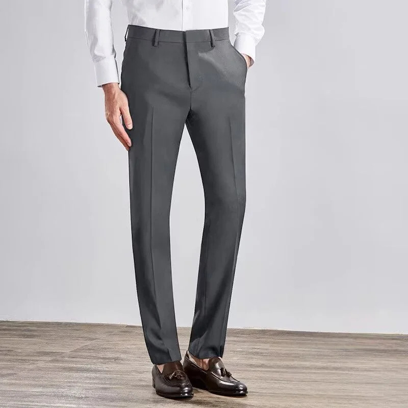 Mens Basic Edition Work Clothes Set Mens Dress Selling Ankle Length Cutting Trouser Fashion Street Clothing Jacket Pants 250314