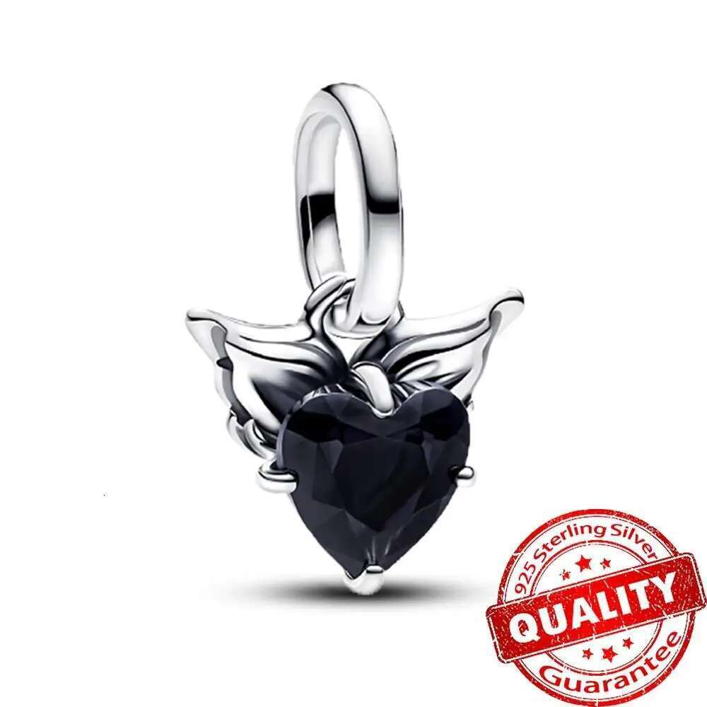 2025 Delicate And Compact 925 Sterling Silver Angel Of Love Charms beads Jewelry Small Pendant Fit DIY Bracelet Gifts