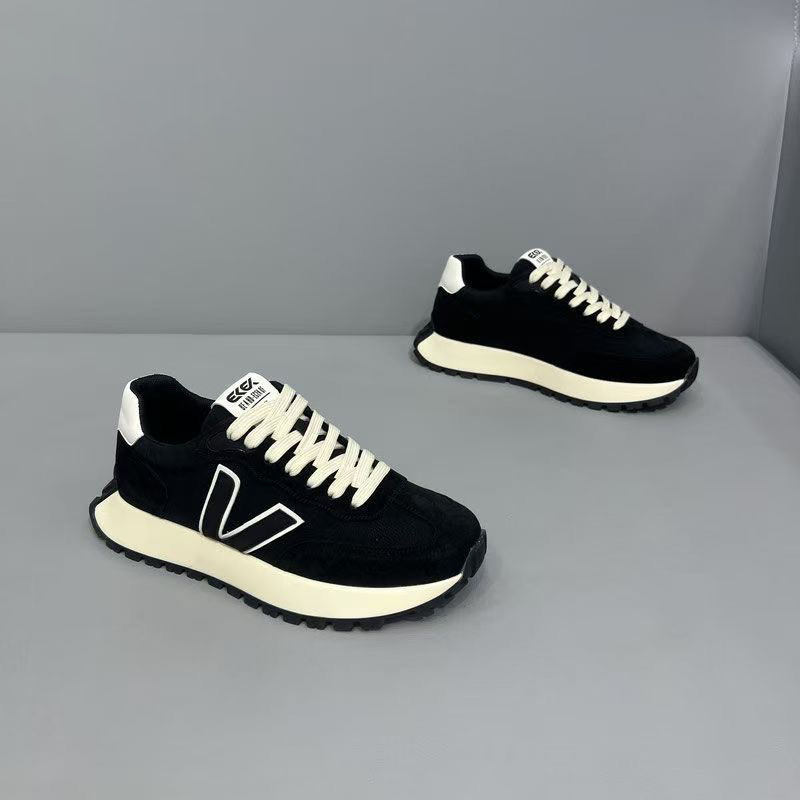 Free shipping 2025 summer New arrival women men fashion sneakers black sport shoes running shoes breathable athleisure runners trainers men size 39-44