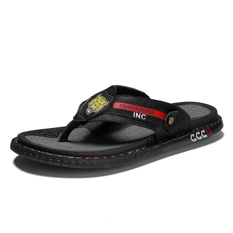 2025 New Designer Beach Shoes Outdoor Casual Shoes Classic Sandals Luxury Slippers, Large Leather Flip Flops 38-46