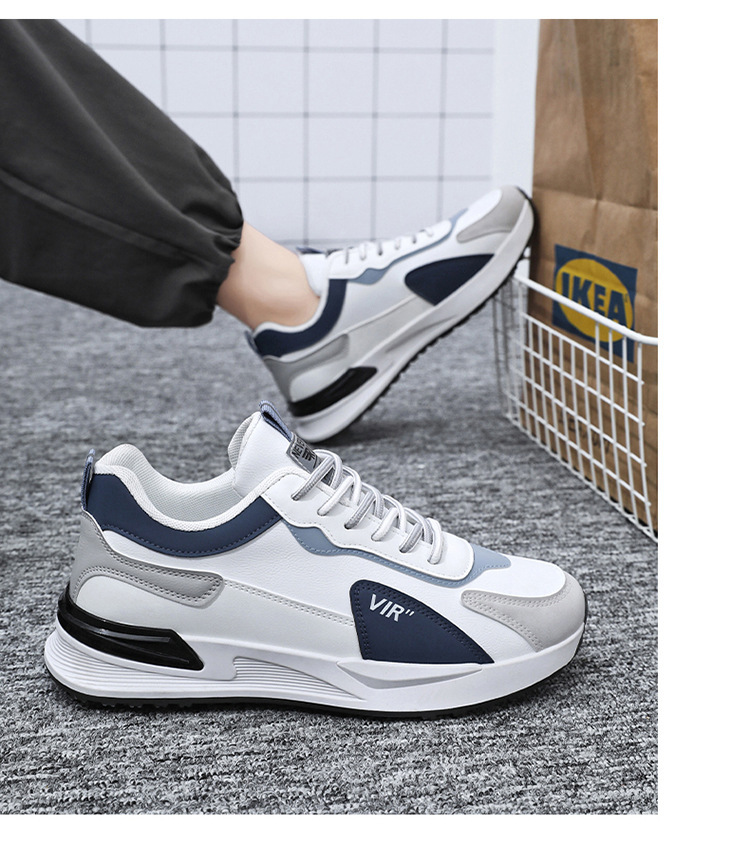 Free shipping men summer breathable 2025 new trendy sports leisure board versatile fashion shoes anti slip and wear-resistant