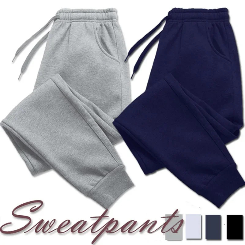 Autumn Spring Solid Sports Pants Unisex Casual Loose Hip Pop Jogging Outdoor Street Style Trousers 250311