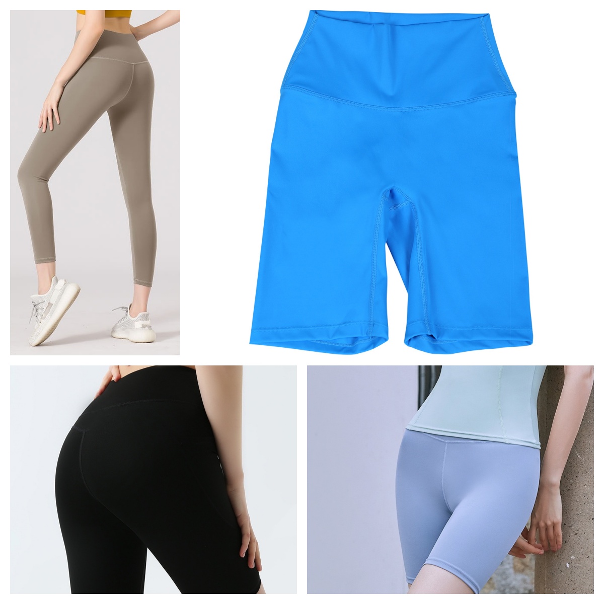Womens align leggings top yoga shorts knee length women gym legging high waist pant Elastic Fitness Lady Outdoor Sport
