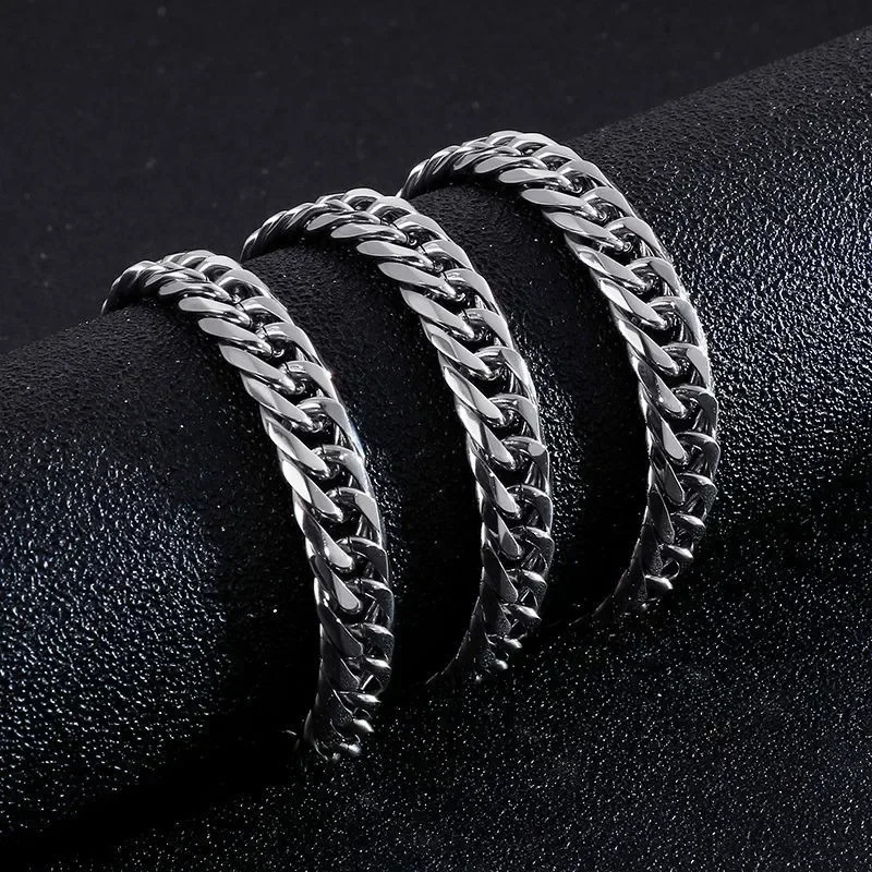 925 Sterling Silver 45-60cm 10mm Cuban Chain Necklace For Man Fashion Jewelry Trend Personality Hip Hop Trendsetter Accessories 250314