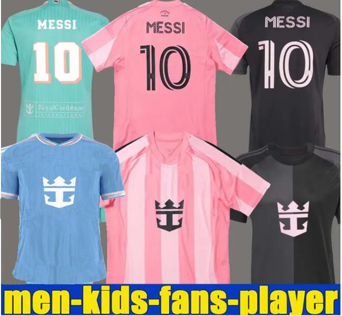 24 25 26 Fans Player Inters SUAREZ Earth Day Pre-Match Miami MESSIS Soccer Jerseys third 2024 2025 2026 Sergio Jordi Alba football shirts PIZARRO men kids kit