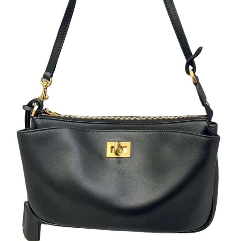 2025 Women's Rodeo Armpit Premium Top Layer Cowhide Mahjong Classic Versatile Single Shoulder Crossbody Bag