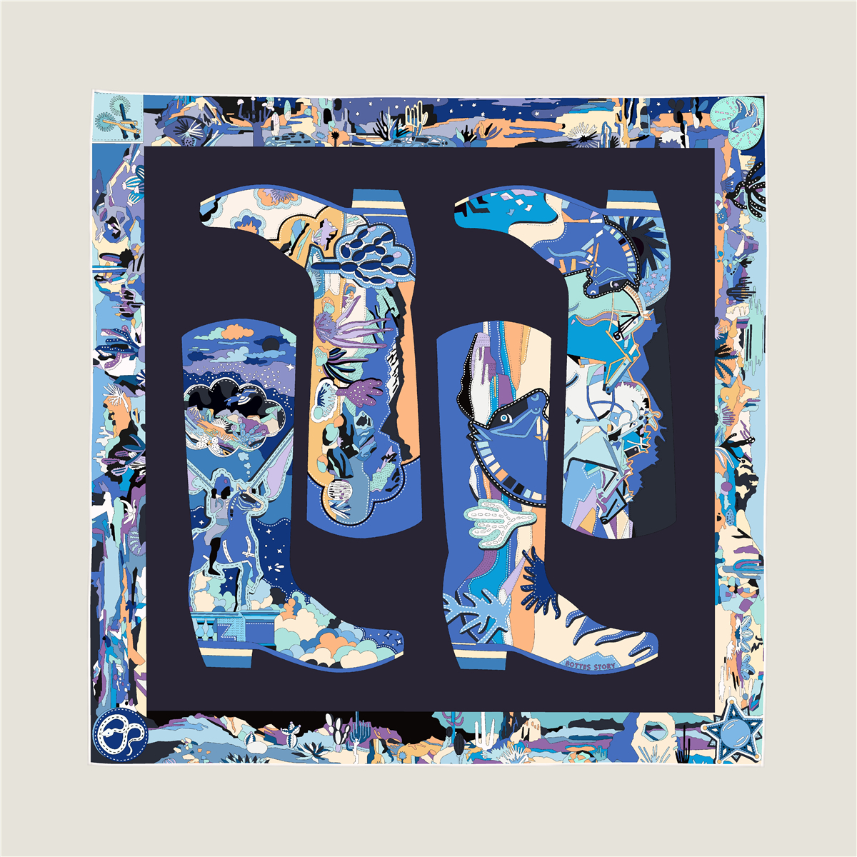 Double Face Scarf in Silk Twill with Hand-rolled Edges Shawls 90 Silk Scarfs Square Large Bandanas Handcraft Neck Foulard Femme Bag Bandana Christmas 