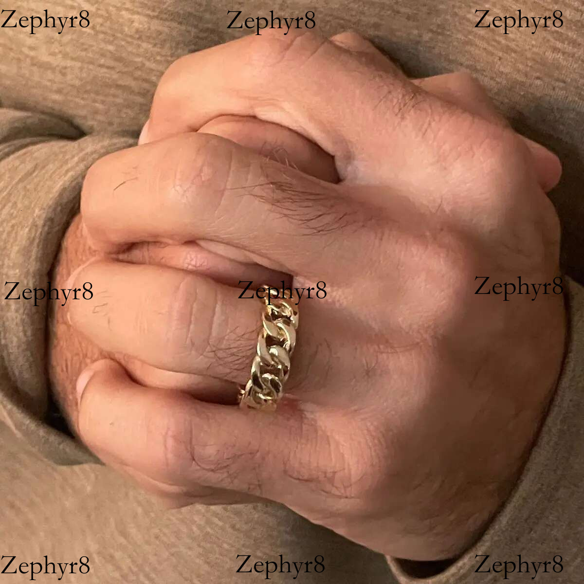 2025 New model 7MM Stainless Steel for Men Boys,Hollow Hard Curb k Chain Biker Ring Bands Ring,Stylish Jewelry Gifts