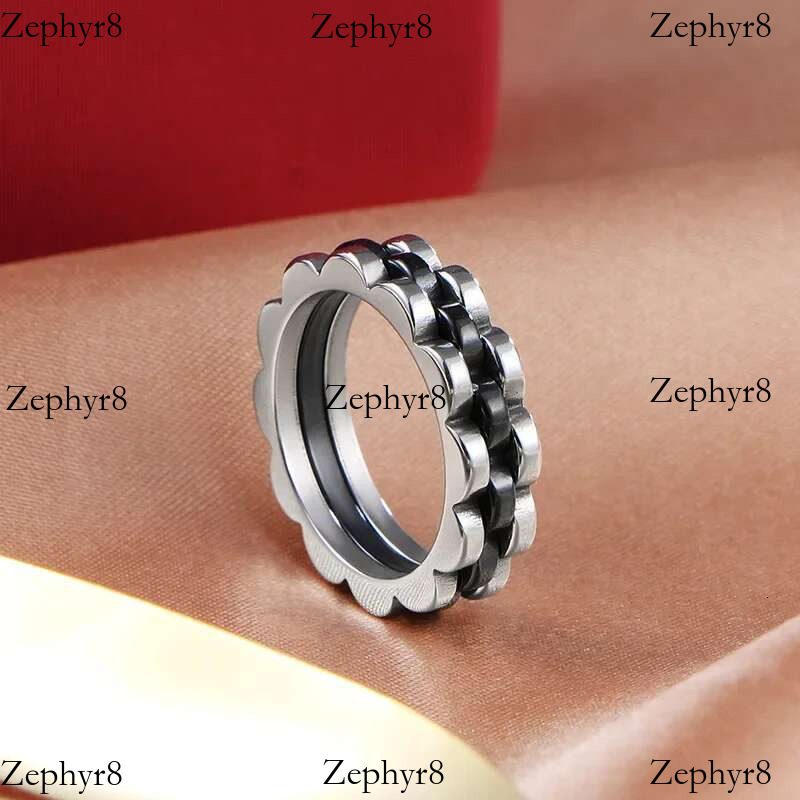 2025 New model Titanium Trendy Men's Hip-hop Personalized Fashion Stainless Steel Ring