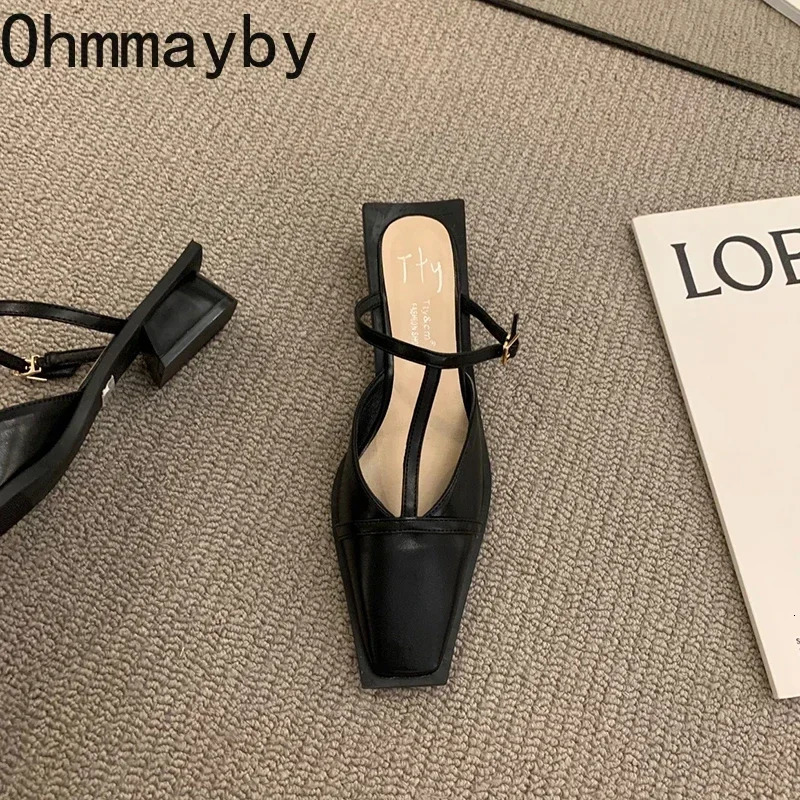 er Summer Women Mules Slipper Fashion Shallow Square Toe Zebra Slides Casual Outdoor Office Lady Sandalias 250314
