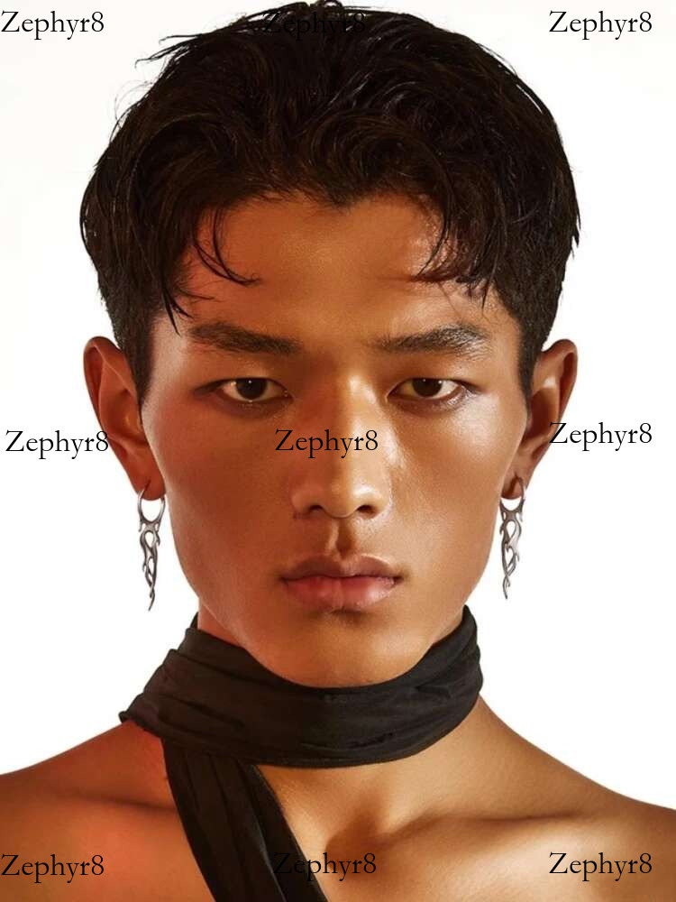 2025 New model Y2k Gothic Flame Thorn Drop Men Women Hip Hop Punk Fashion Geometric Earrings Party Titanium Steel Jewelry Gift