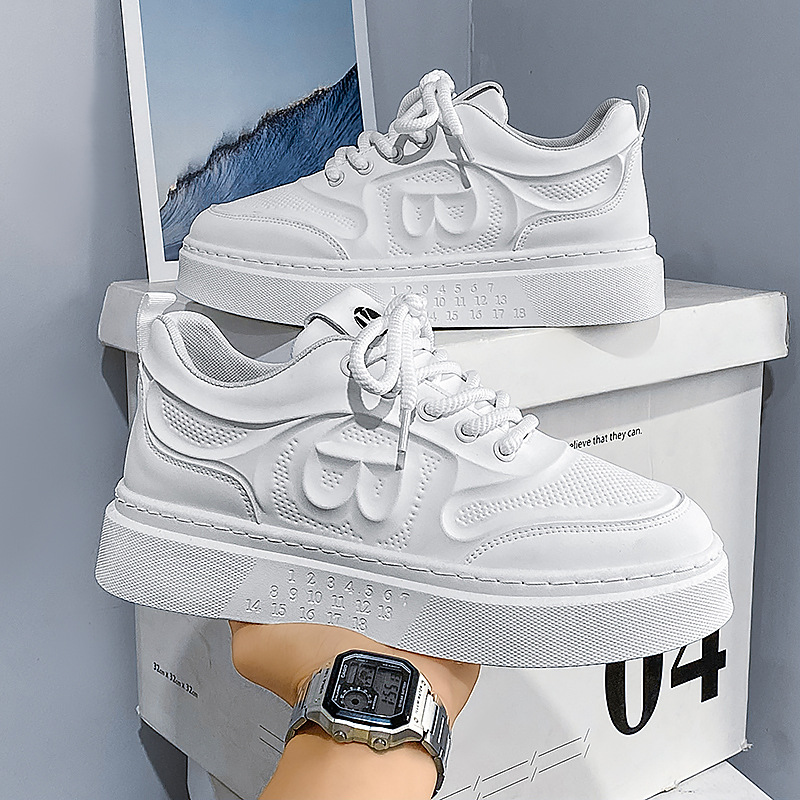 Fashionable Versatile Thick-Sole Lightweight Casual Men Comfortable NEW Sneakers Teens 2025 Spring Summer New Low-Top Skate Shoes Perfect for Hot Sale