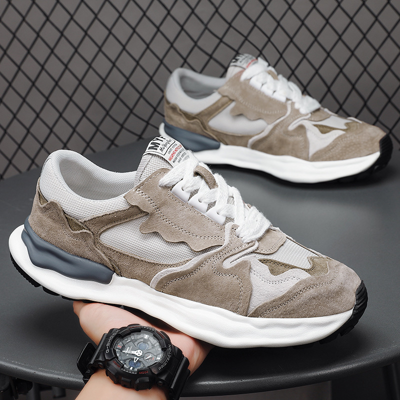 Men Fashion Sports Shoes Trendy Design Size 39-44 Casual Athleisure Style Breathable Running Shoes Multi Colors Free shipping super ootd