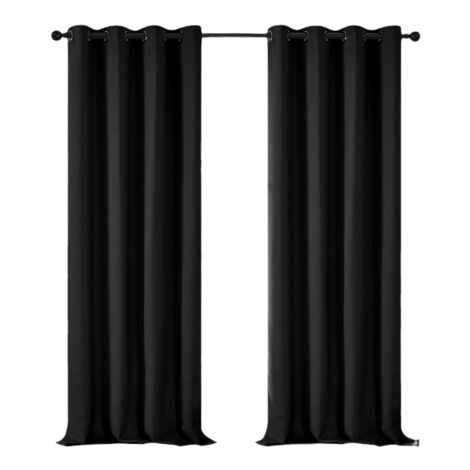 T0374 1pc 100% Blackout Curtain with Rod Pocket, Curtains for Living Room, Bedroom, Kitchen, Window Curtain, Drapes in Living Room