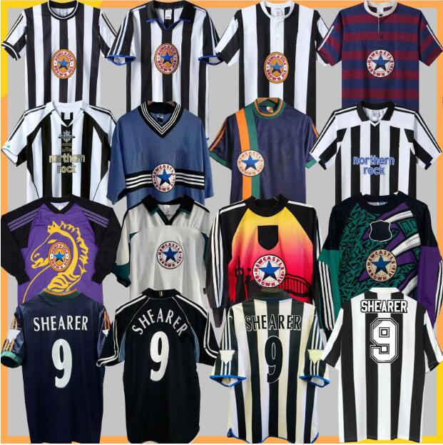 95 96 97 99 2000 01 03 04 05 NEWCASTL E SHEARER SOCCER jersey HAMANN SHEARER PINAS 1993 1980 82 05 2006 classic FOOTBALL SHIRTS Ginola long sleeves