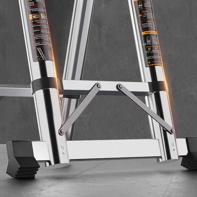 Arashi Durable Foldable Aluminum Step Ladder - Safe & Sturdy Home Use