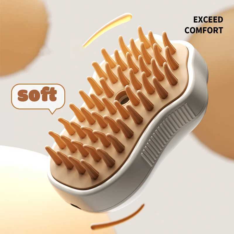 3 in 1 Pet Brush Cat Steam Brush Comb Dog Brush Electric Spray Cat Hair Brushes Massage Pet Grooming Hair Removal CombsT250317
