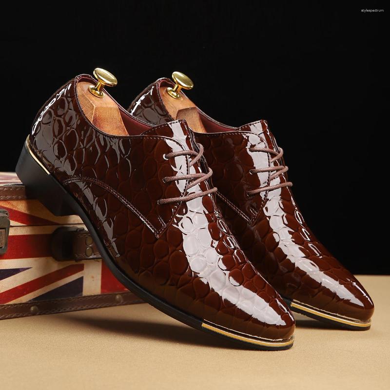 Dress Shoes Green Formal Wedding Men Large Size 46 47 48 Male Fashionable Business Suit Spring Gentleman Evening Oxfords