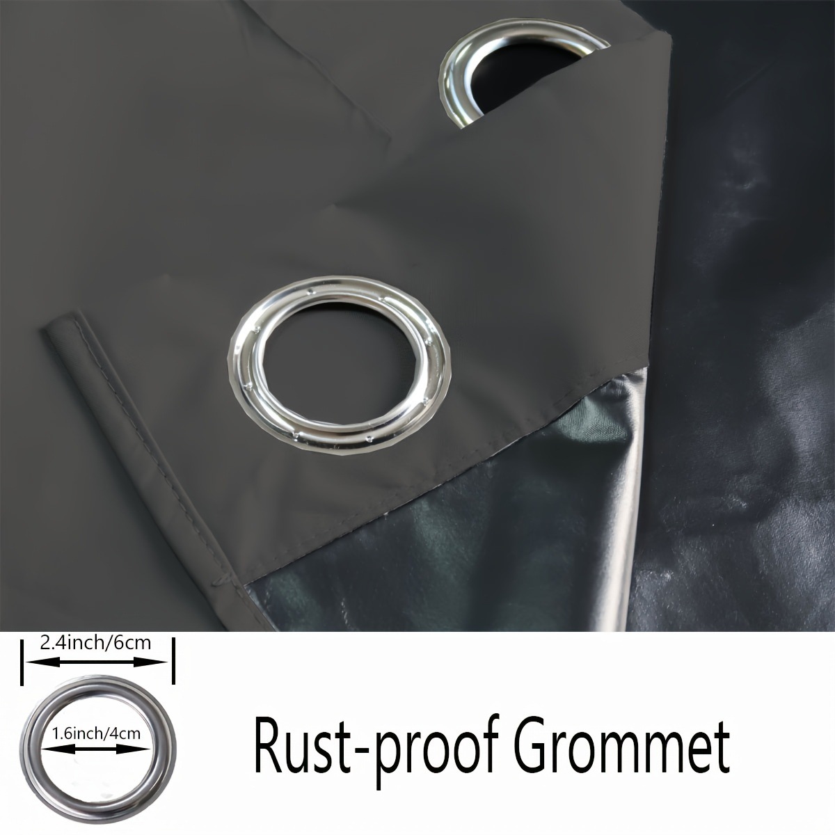 T0372 1/2PC Modern 100% High Shading, Waterproof And Insulated Indoor And Outdoor Curtains And Door Curtain