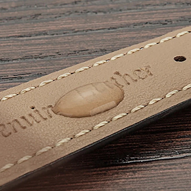 Genuine Leather Watch Strap 12 13 14 16 17 18 19 20 21 22 24mm Universal Belt Bracelet with Box Butterfly Buckle Band Wristband 250304