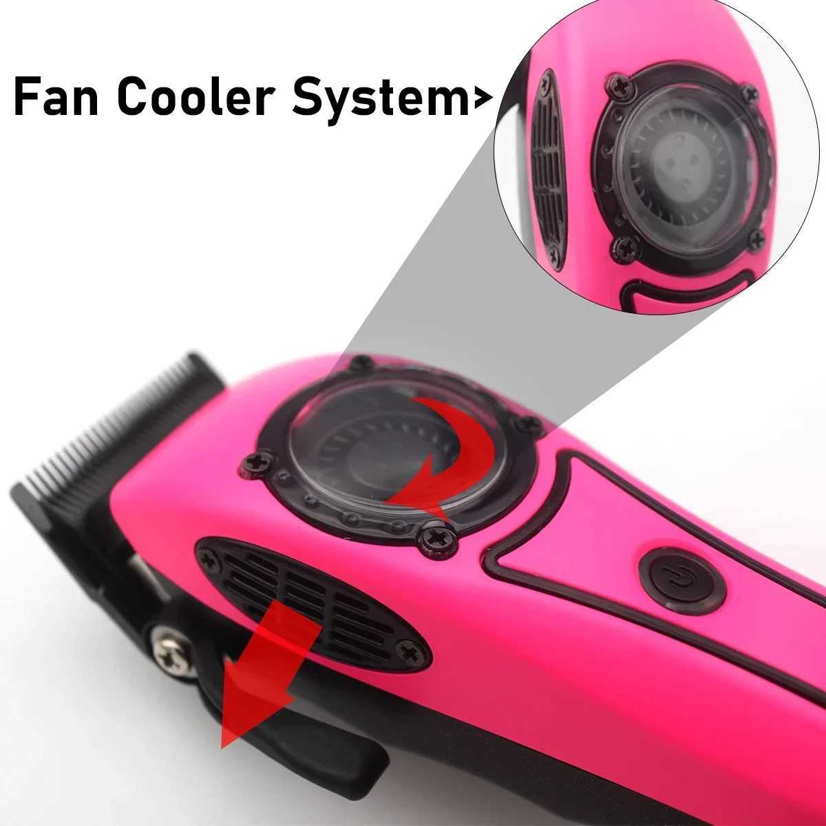 LILIPRO L61 Mens Hair Clipper Fan Cooler System 8000RPM DLC Cordless USB Professional Hair ClipperXJ250317