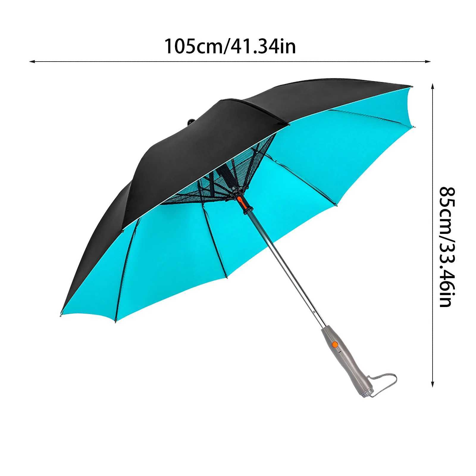 Umbrella With Fan And Mist Spray Uv Blocking Umbrella With Fan USB 2024 New Rechargeable Sun Umbrella Cool Umbrella With FanC250317