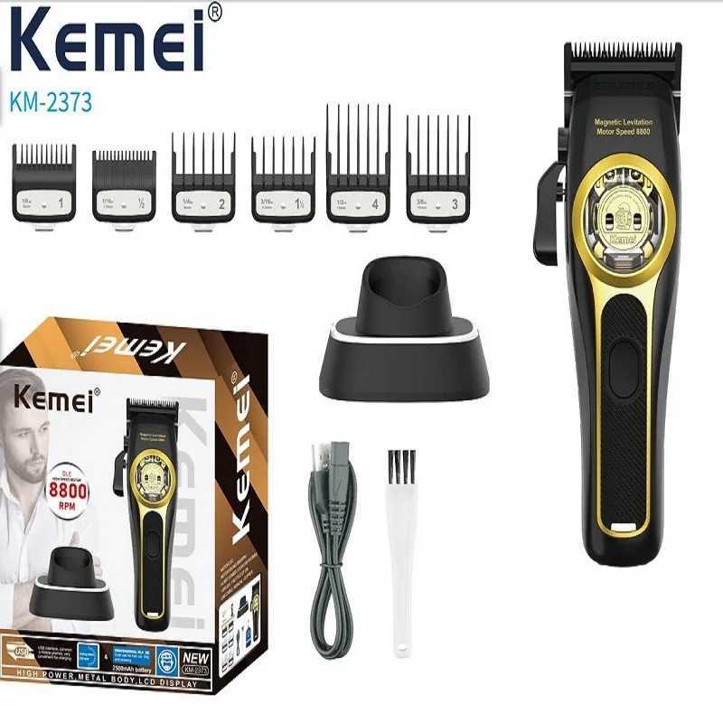 Kemei Professional Hair Clipper Magnetic Suspension Motor 8800 Rpm Charging Basic Hair Clipper Mens Hair Clipper KM-2373XJ250317
