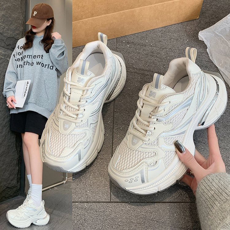 designer casual shoes women womens sliver beige comfort breathable indoor outdoor sports trainers sneakers new