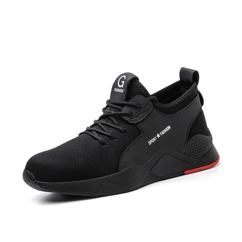 men work steal New toe safety sneaker large size construction anti-puncture outdoor sports light shoes 220322